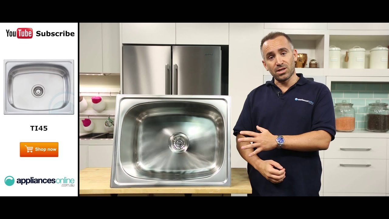 Oliveri Laundry Tub TI45 reviewed by expert Appliances Online YouTube
