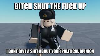 Русская Роблокс Девушка Танцует / Russian Roblox Girl Dancing And She Doesn't Care About Politics