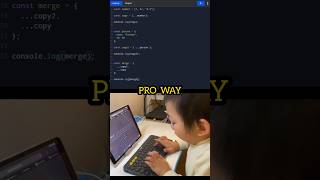 Obj-Array merge|Pro way|javascript Tutorial |#webdevelopment #shorts #coding #javascript