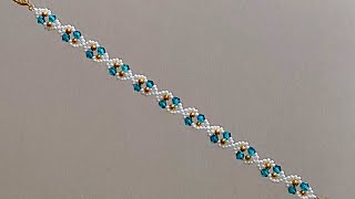 Easy bracelet pattern. Diy beads bracelet