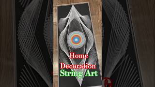 String Art Spiritual Thread Are Home Decoration/Sacred Geometry String Art DIY Tutorial #shorts#art