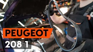 Как да сменим пистови ремъци на PEUGEOT 208 1 (CA_,CC_) [ИНСТРУКЦИЯ AUTODOC]