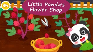 Little Panda's Flower Shop - Learn to Make Flower-based Products DIY | BabyBus Games screenshot 1