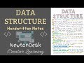 Data Structures and Algorithms (DSA) Handwritten 🖋️ Notes 📒 for | BTech (IT/CSE) GATE | NewtonDesk