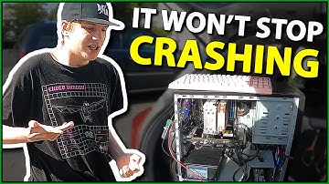 Why is His PC Constantly CRASHING?!