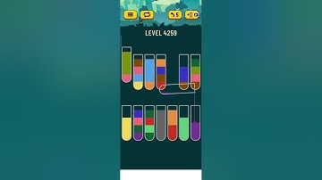 water sort puzzle - level 4259