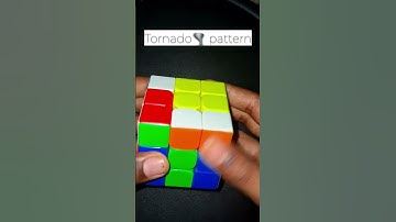 tornado pattern in 3x3 rubik