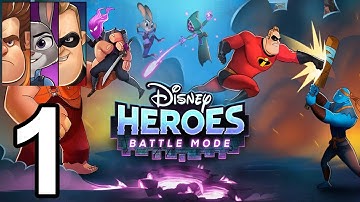 Disney Heroes: Battle Mode Gameplay Walkthrough Part 1 (Android IOS)