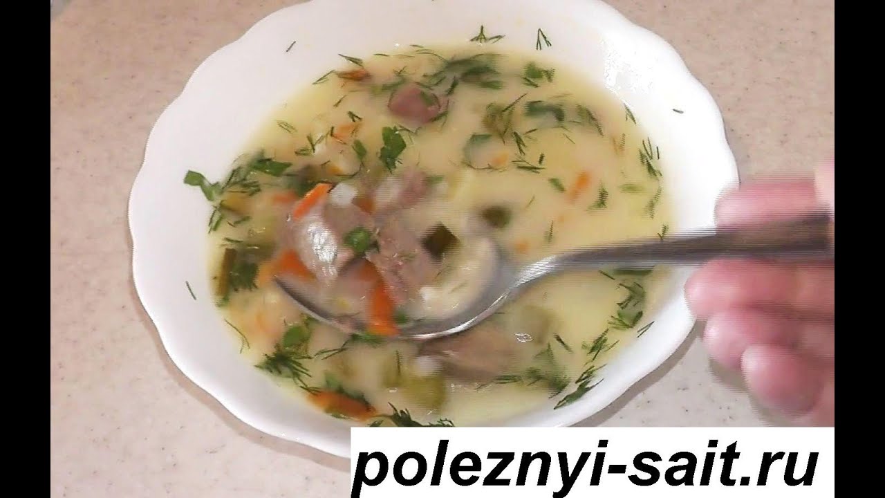 Как приготовить рассольник- рецепт с перловкой | Rassolnik - YouTube