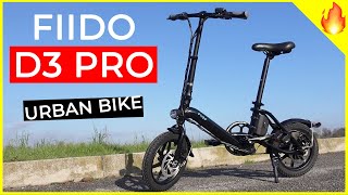 FIIDO D3 PRO BICICLETTA ELETTRICA COMPATTA ma POTENTE perfetta per la città e  per i pendolari