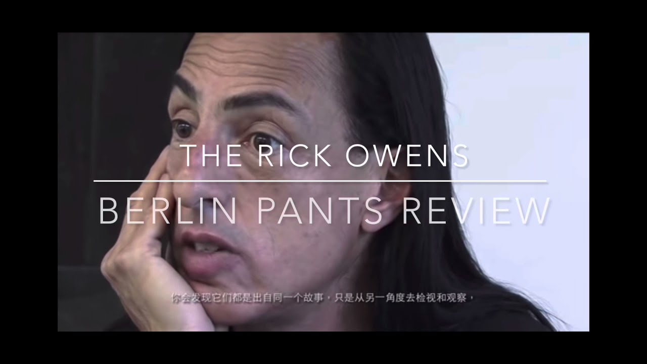 The Rick Owens Berlin pants review/ Are they with it?