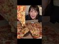 Japanese Female Pro Wrestler Eats Papa John’s Extra Large Pizza! #shorts