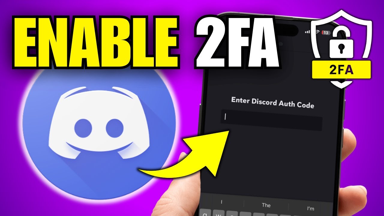 How To Enable 2FA On Discord Mobile (Two Factor Authentication) - YouTube