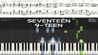 SEVENTEEN - 9-TEEN Piano Sheet Music