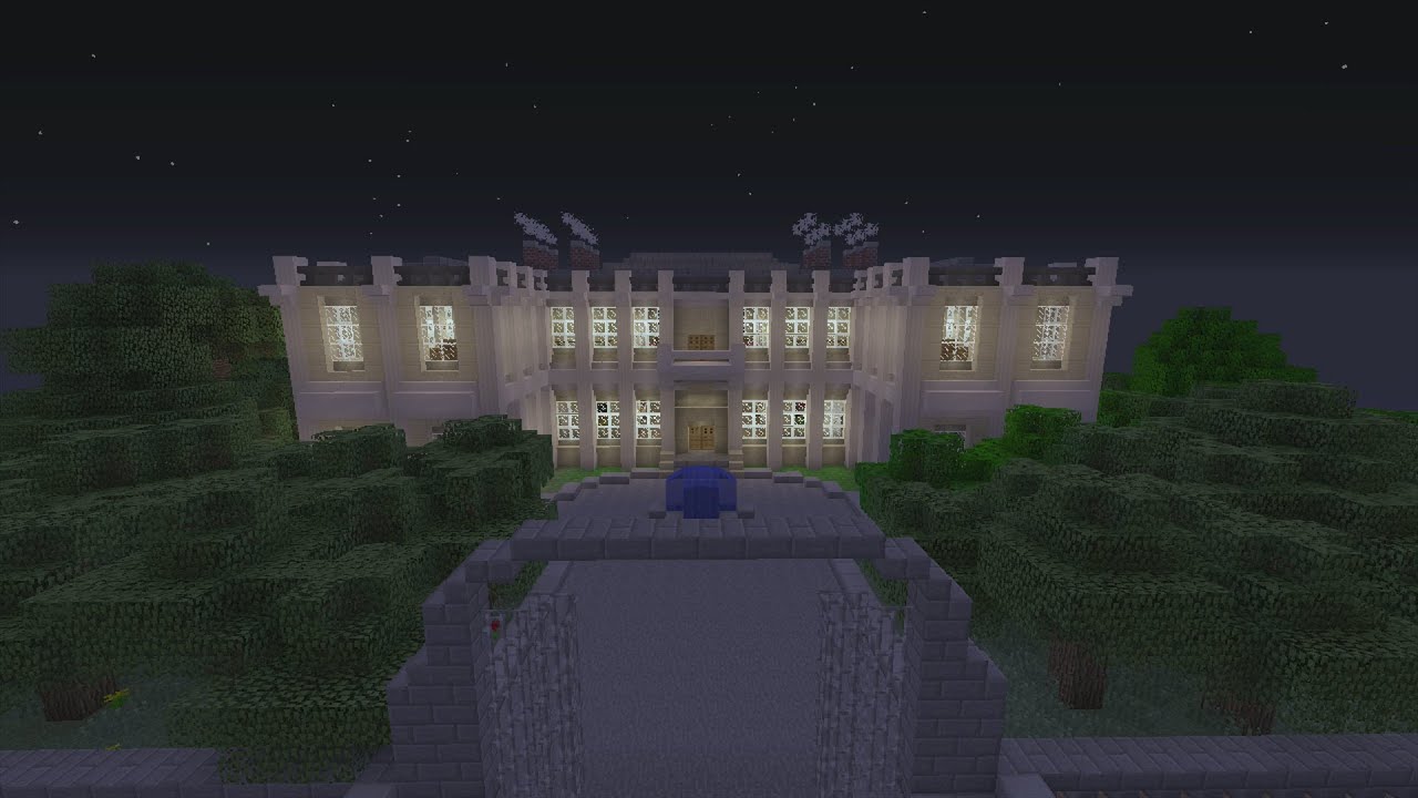 Minecraft Gotham City Wayne Manor And Batcave Youtube