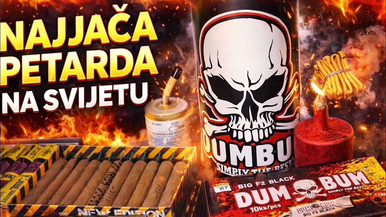 NAJJAČA PETARDA NA SVIJETU DUM BUM 650g 