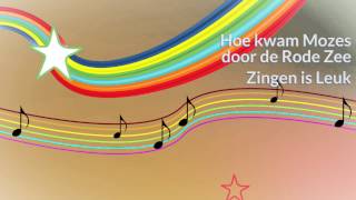 Video thumbnail of "Hoe kwam Mozes door de Rode Zee - Zingen is Leuk"