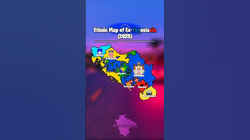 Ethnic Map Of Ex-Yugoslavia (2025) #map #mapper #mapping #geography #history