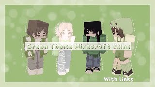 🍃Green Theme HD Minecraft Skins~With Links~MCPE🍃 screenshot 4