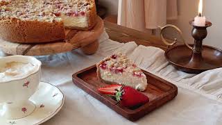 Strawberry cheesecake recipe #strawberry#cheesecake #coffee #home #food #homedecor #trending