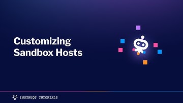 Customize Sandbox Hosts Using the Instruqt Web UI and CLI