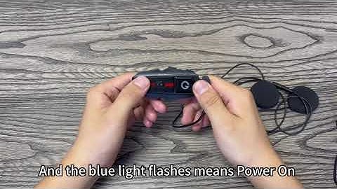 XGP Motorcycle Helmet Bluetooth Headset Basic Operation