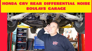 Honda CRV Rear differential noise.