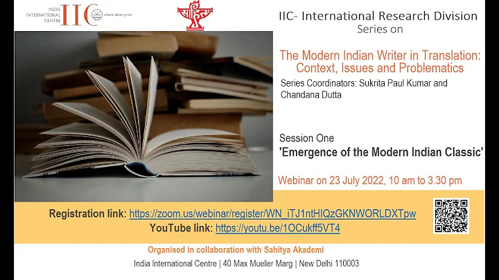 The Modern Indian Writer in Translation: Context, ...