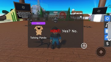 How to get talking panda in find the pandas roblox.