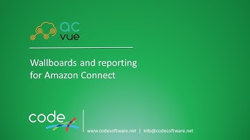 ACVue - Wallboards and Reporting for Amazon Connect - Demonstration