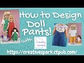 How to design doll pants sewing patterns with chelly wood sewingfordolls dollcrafts chellywood