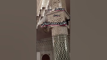 سورة النحل بصوت القارئ د محمد الجلالي تلاوة رائعة ماشاءالله 💯♥️.                #سورةالنحل