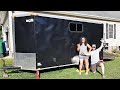 6X12 trailer conversion into camper