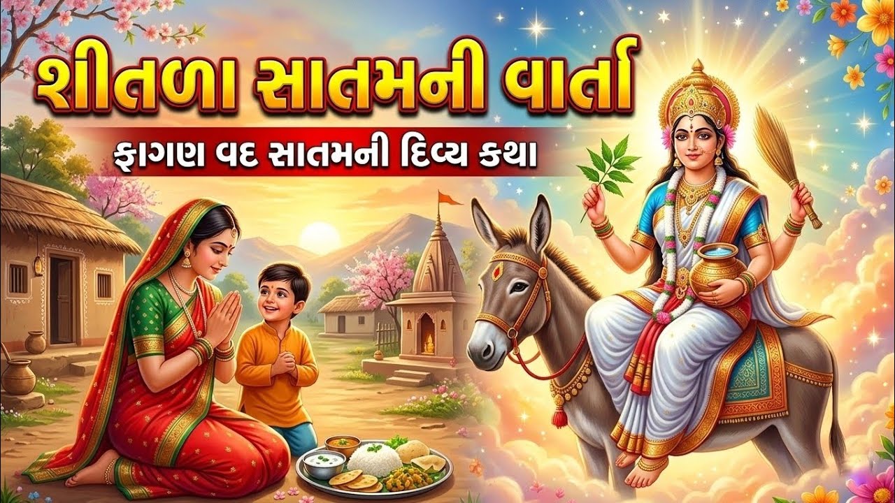 ફાગણ મહિનાની શીતળા સાતમની વાર્તા | Fagan Shitala Satam Vrat Katha in Gujarati | Basoda Puja