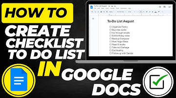 How to Make a Checklist in Google Docs | Create To-Do List Easily (2025 Guide)