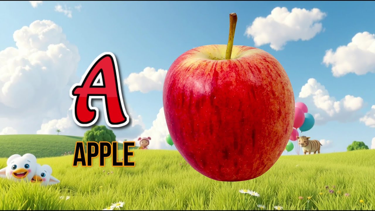 ABC Song for Kids | A for Apple & Fun Alphabet Song with Cute ...