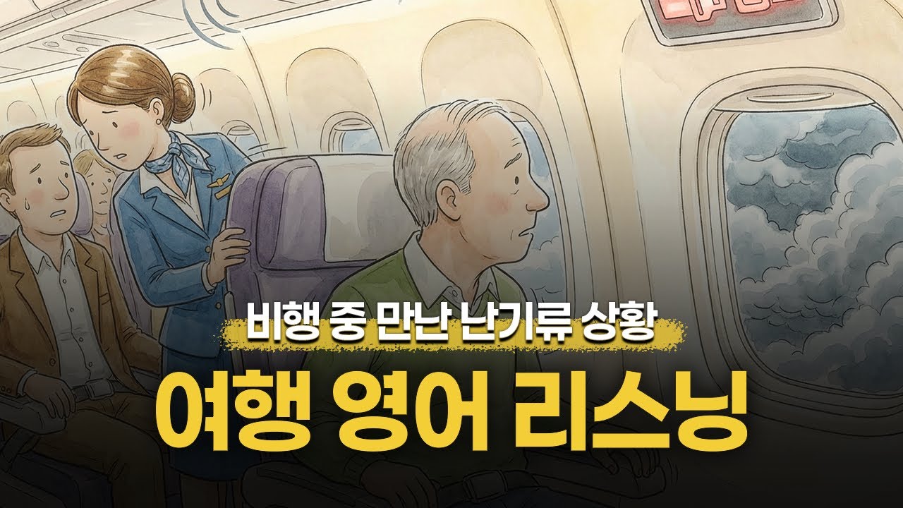 [여행영어] ✈️비행 중 만난 난기류, 미리 숙지하여 상황에 대처할 수 있는 영어 표현✨