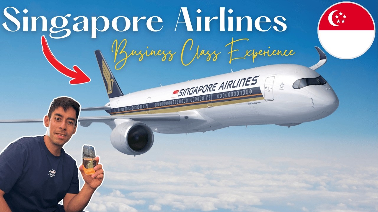 Мы провели 17 часов в бизнес-классе Singapore Airlines! | 26-дневный видеоблог об Азии, день 2