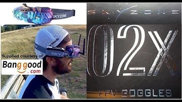 Skyzone SKY02X FPV Goggles review. 2D 3D 5.8ghz Diversity FPV Goggles