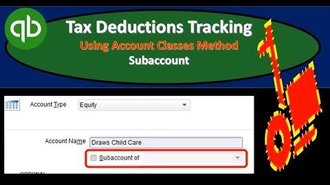 Add Sub Accounts QuickBooks Pro 2019