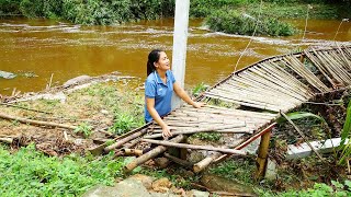 Everything Collapsed, Storm Destroyed Bamboo Bridge |Building New Farm House Component | Farmer Life