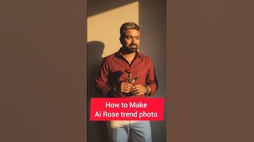 Gemini Al Rose trend ♥️| Gemini  Rose viral photo editing #gemini #ai #viral #trending #rose