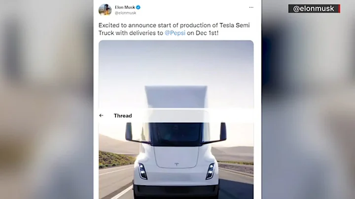 Tesla set to deliver long-delayed electric semi-trucks to Pepsi in December, Elon Musk says