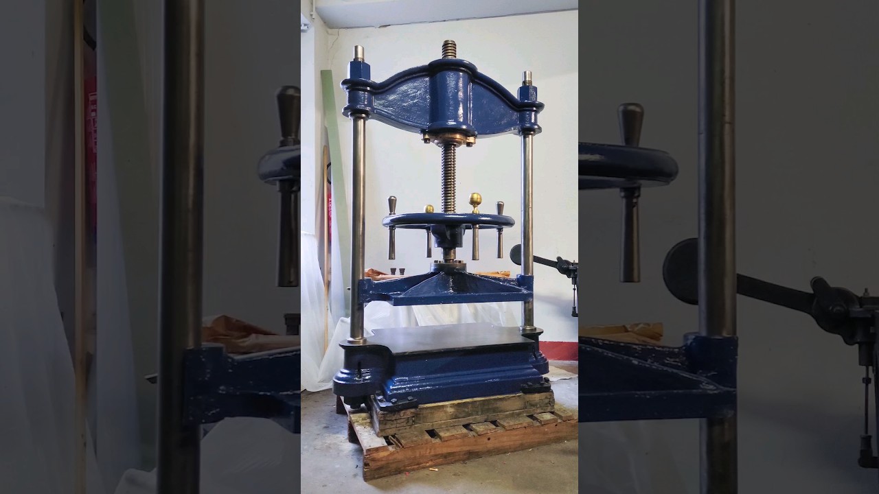 Always a pleasure to see old tools restored. Especially when it's such a beautiful percussion press!