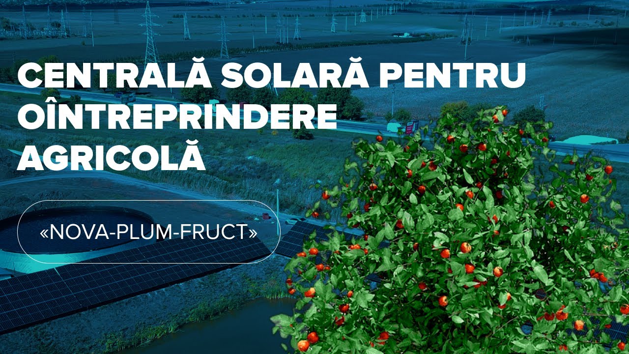 FES "NOVA-PLUM-FRUCT" cu o capacitate de 137,34 КW DC