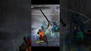 How to delete 2 Bosses at once? 😲 (Magic Only) #GodOfWarRagnarok #BerserkerDuo #Shorts