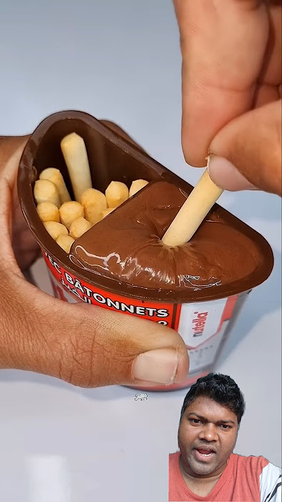 Nutella chocolate eating show || Asmr eating show #chocolate #satisfying #food #asmreating