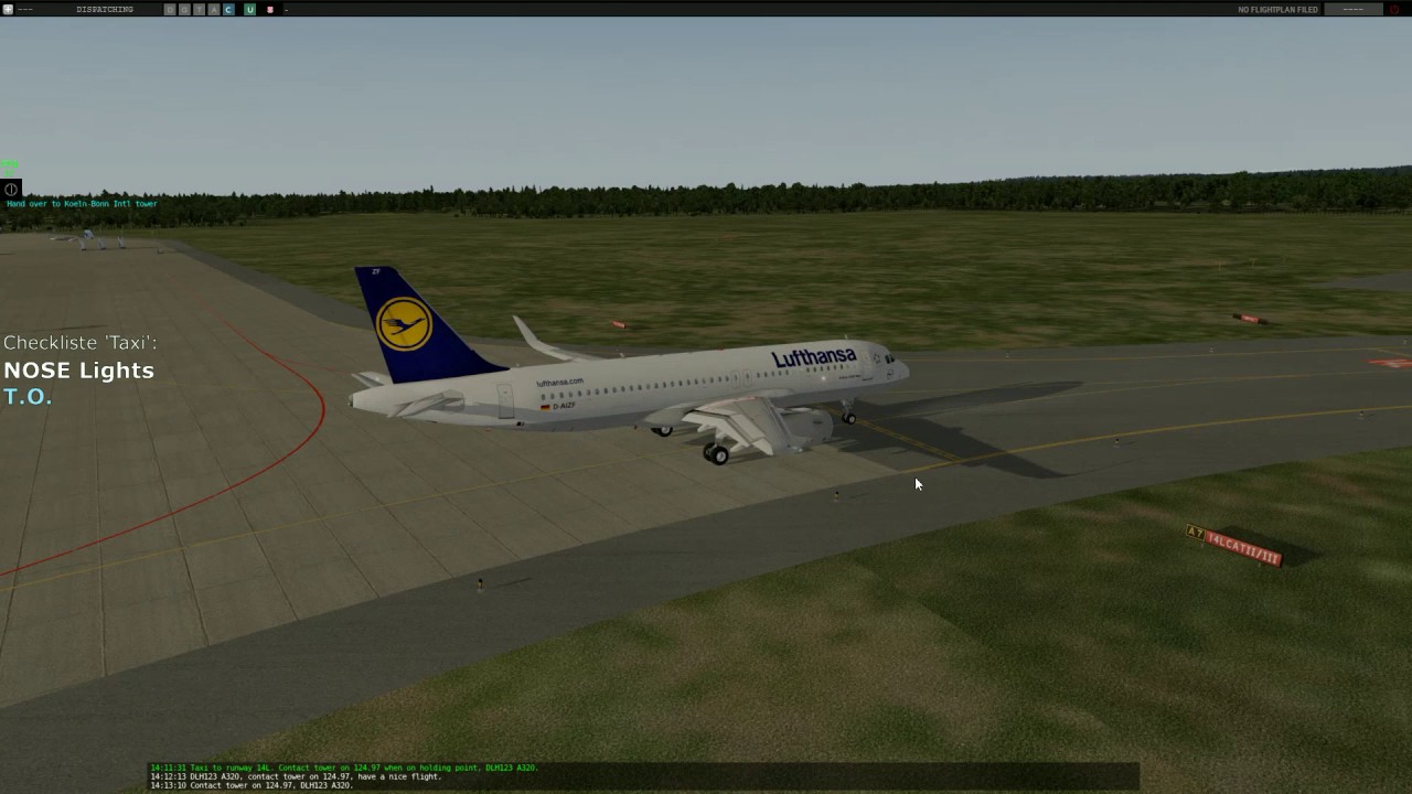 FlightSimLB Checklists BeforeTakeOff  (X-Plane A320 124thATC JARDesign EFASS)