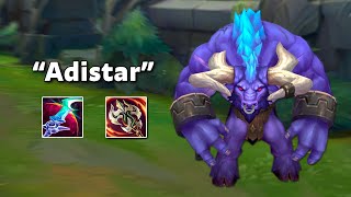 AD Alistar will smack you to death...