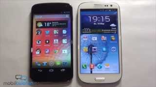 Обзор-сравнение Samsung Galaxy S3 и LG Nexus 4 (comparison review)